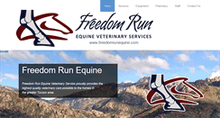 Desktop Screenshot of freedomrunequine.com